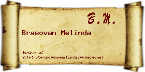 Brasovan Melinda névjegykártya